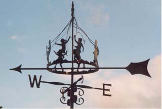 Maypole Children weathervane